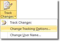 Change Tracking Options
